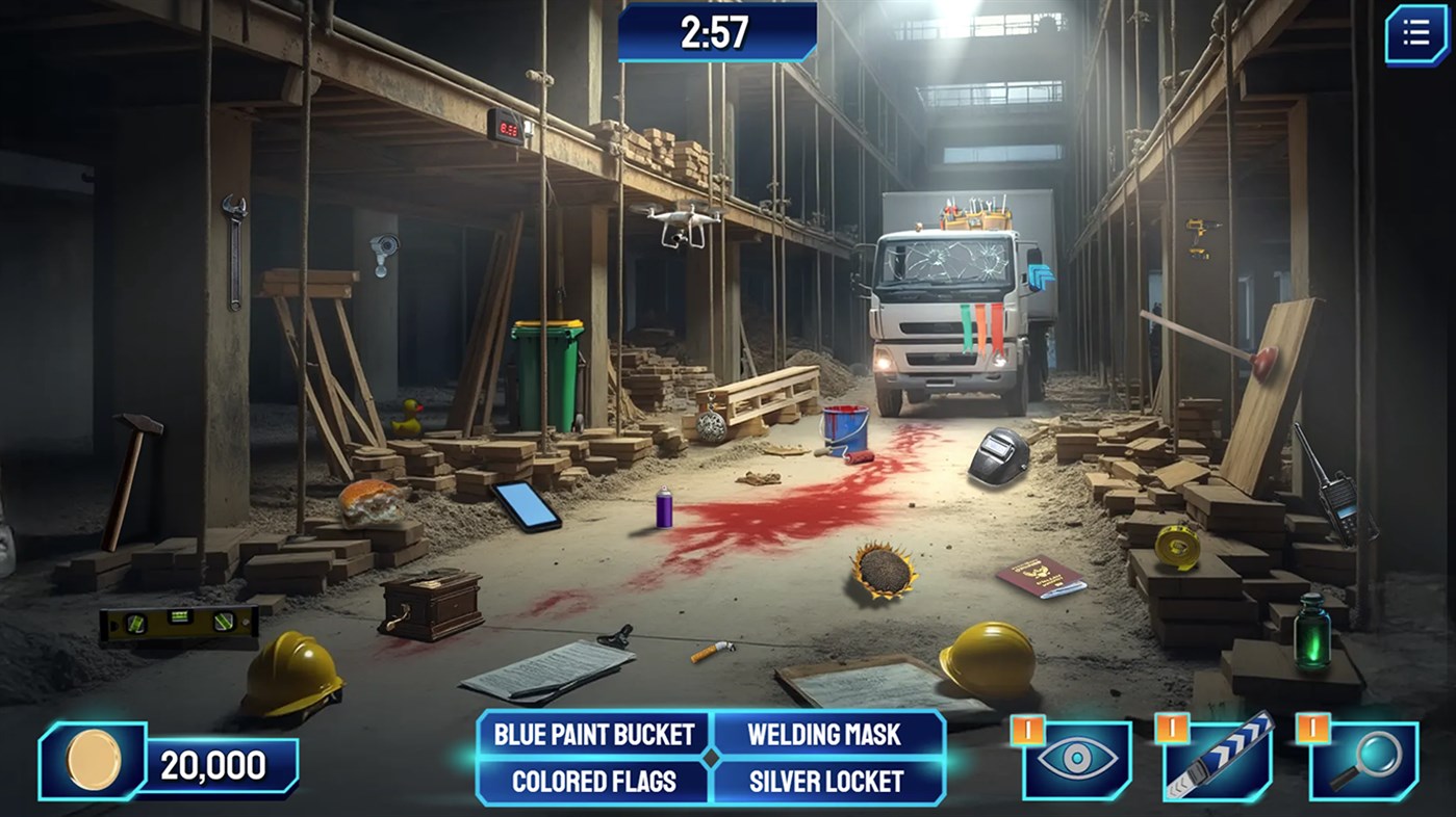 #3. Hidden Objects Crime Scene (Windows) By: Pikoya