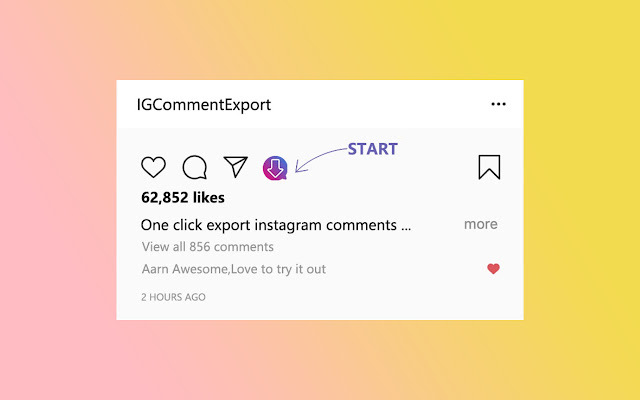 Save IG Comment - Export Instagram Comments