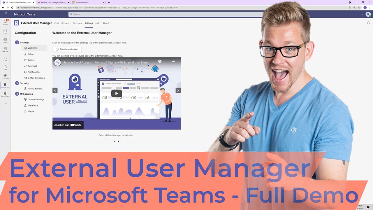 Snapshot 2 of External User Manager