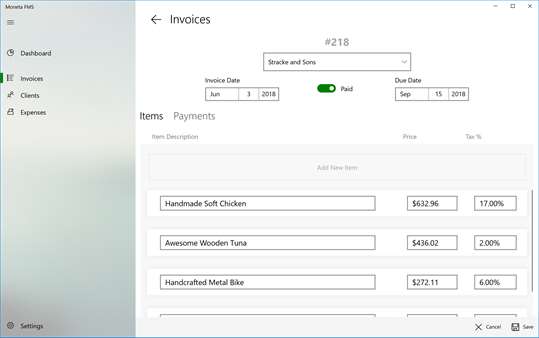 Moneta - Invoice & Accounting screenshot 7