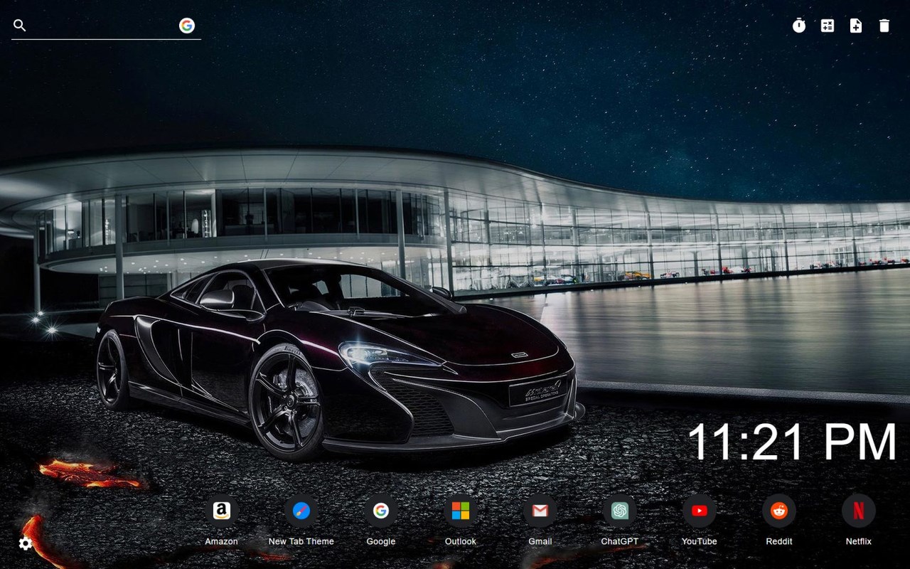 Mclaren Wallpaper New Tab