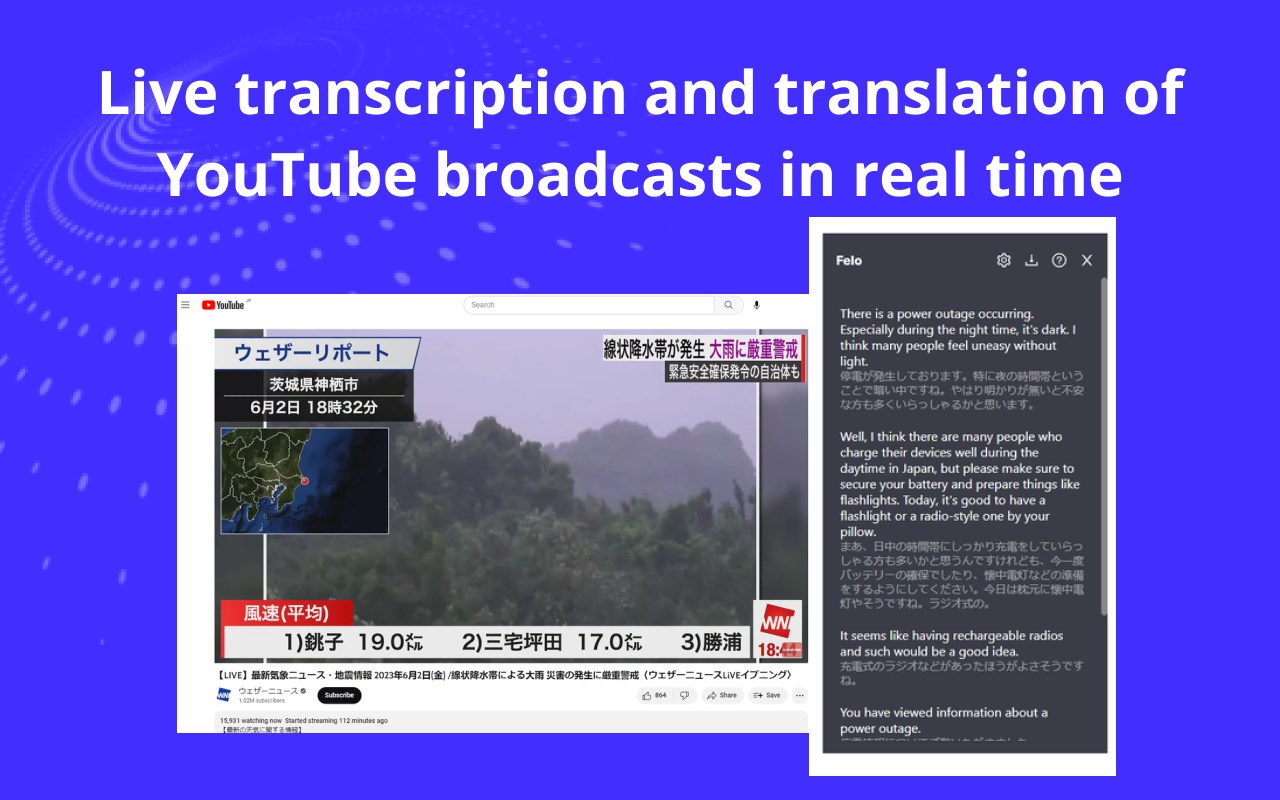 Felo Subtitles: ChatGPT Live Translation