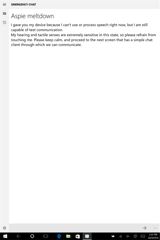 #2. Emergency Chat (Windows) 게시자: NOVALISTIC