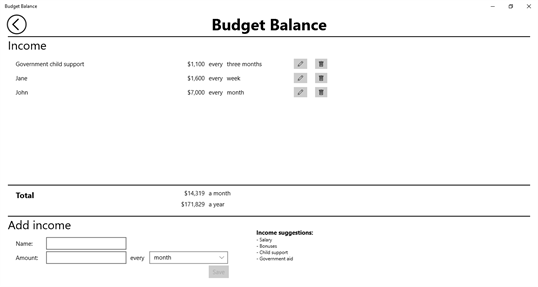 Budget Balance screenshot 4