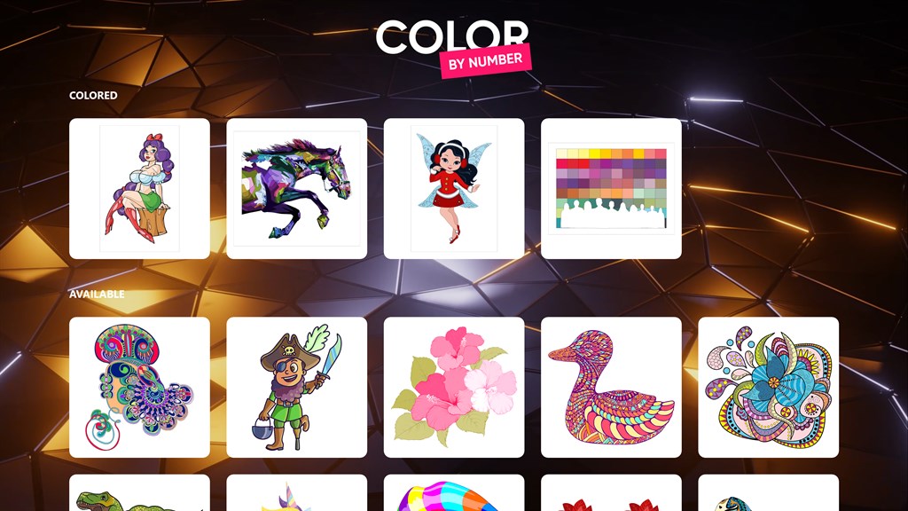Colorir por Números - Pixel Livro de Colorir - Microsoft Apps
