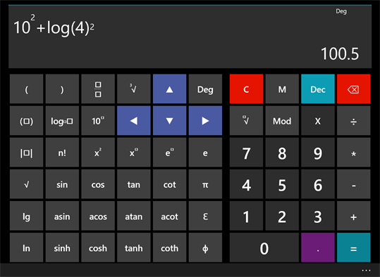 Calculator+ HD screenshot 1