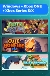Cute Astro + Cute Bonfire + The Cute Whale (Bundle)