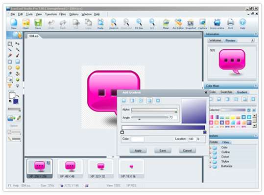 Logo Designing - Make Logos with IconCool Studio Pro screenshot 6