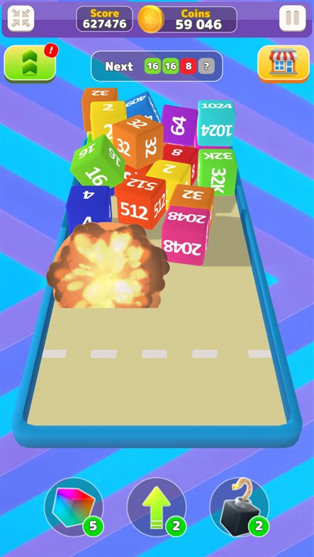 #4. 2048 Cube Merge (Windows) 由: Inlogic-Software