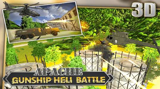 Apache Gunship Heli Battle screenshot 2