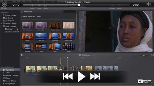 Intro to iMovie screenshot 5