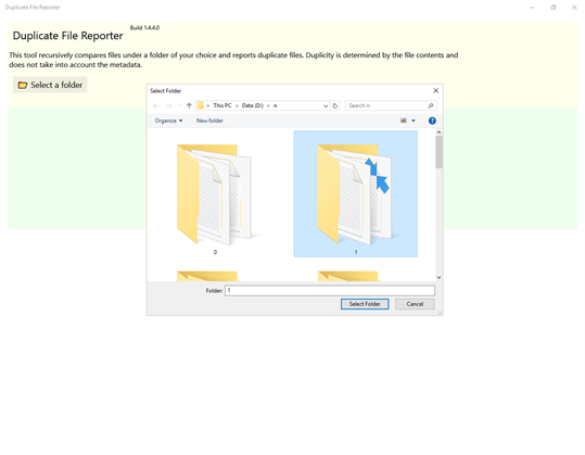 Duplicate File Reporter screenshot 1
