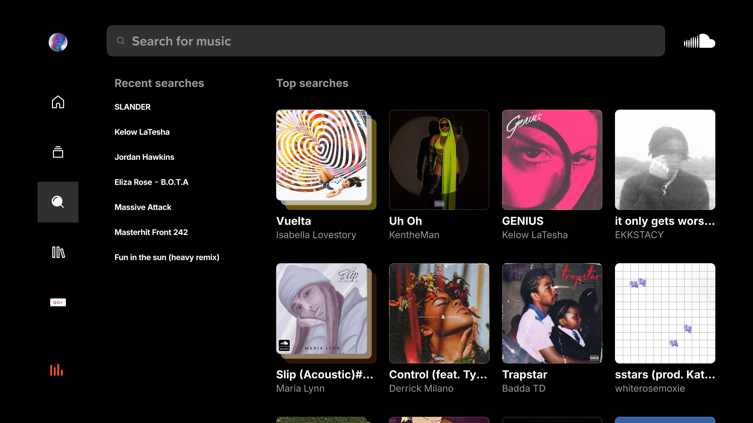 SoundCloud screenshot