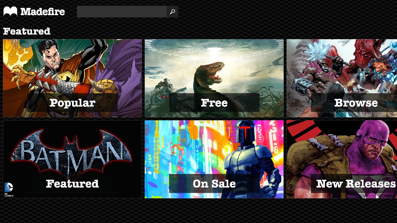 Screenshot: Store view