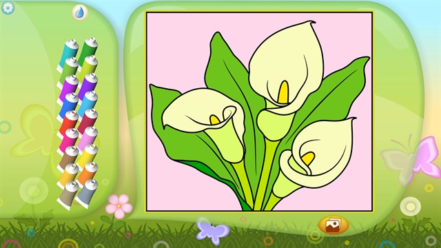 Flowers - Color by Numbers + screenshot 4