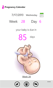 Pregnancy Calendar screenshot 1