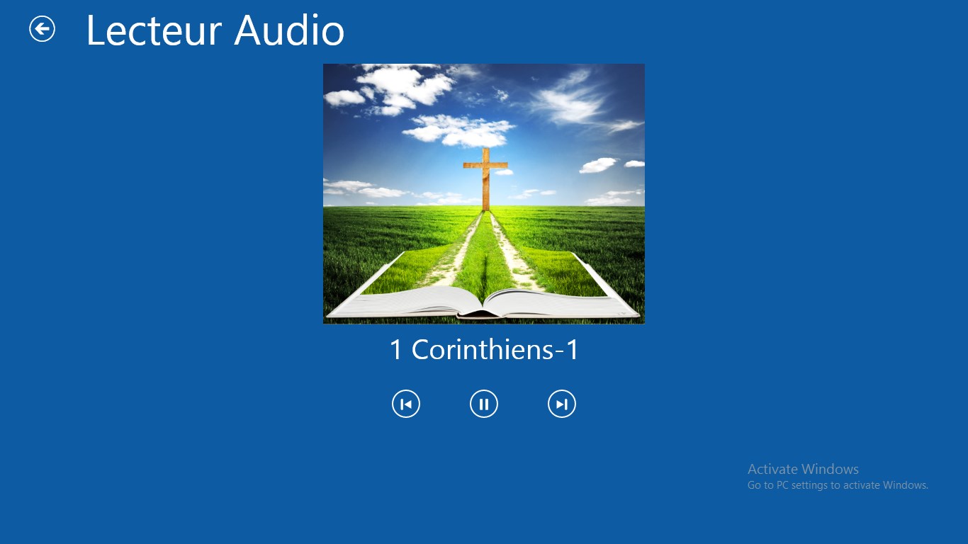 Audio Bible En Français (Louis Segond) For Windows 10 Mobile