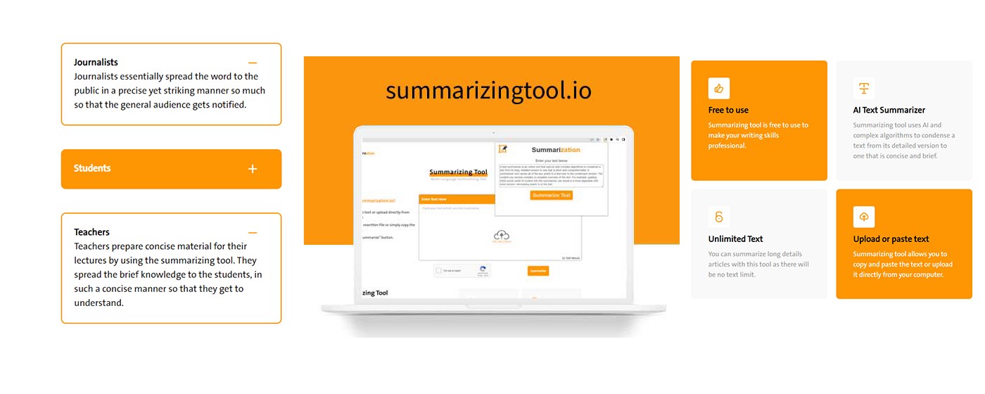 Summarizing tool