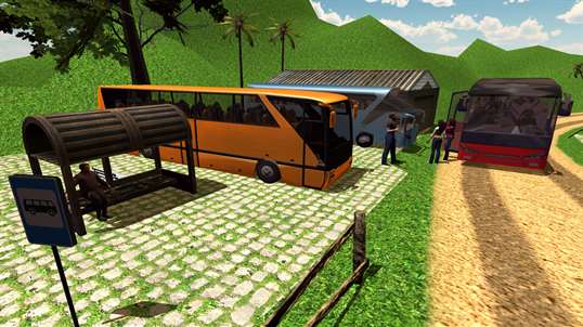 Offroad Tourist Bus Simulator - Hill Drive screenshot 4