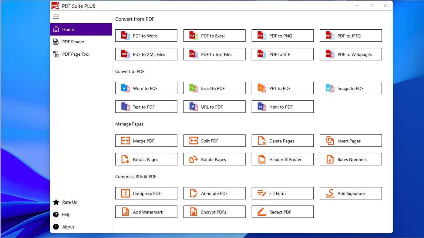 #1. PDF Suite PLUS (Windows) Av: File Format Apps