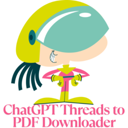 ChatGPT Threads to PDF Downloader icon