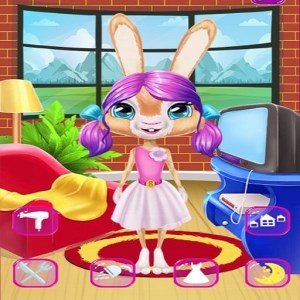 Daisy Bunny Dress Up Game