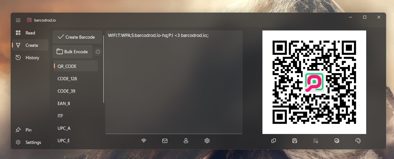 barcodrod.io: QR code and barcode toolkit screenshot
