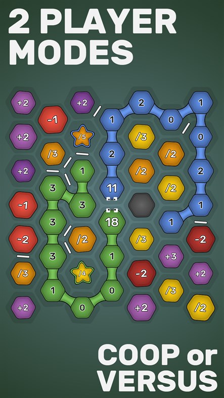 #3. Hexa Snake - number merge puzzle (Windows) Által: Farans Apps