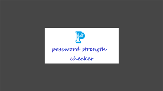 Password Strength Checker screenshot 1