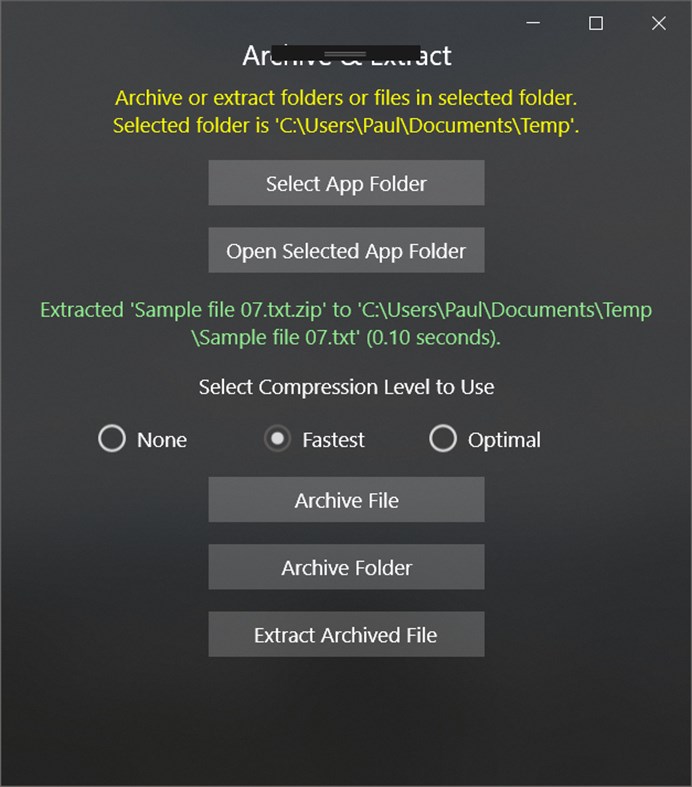 #4. Archive & Extract (Windows) 由: Paul Ghilino