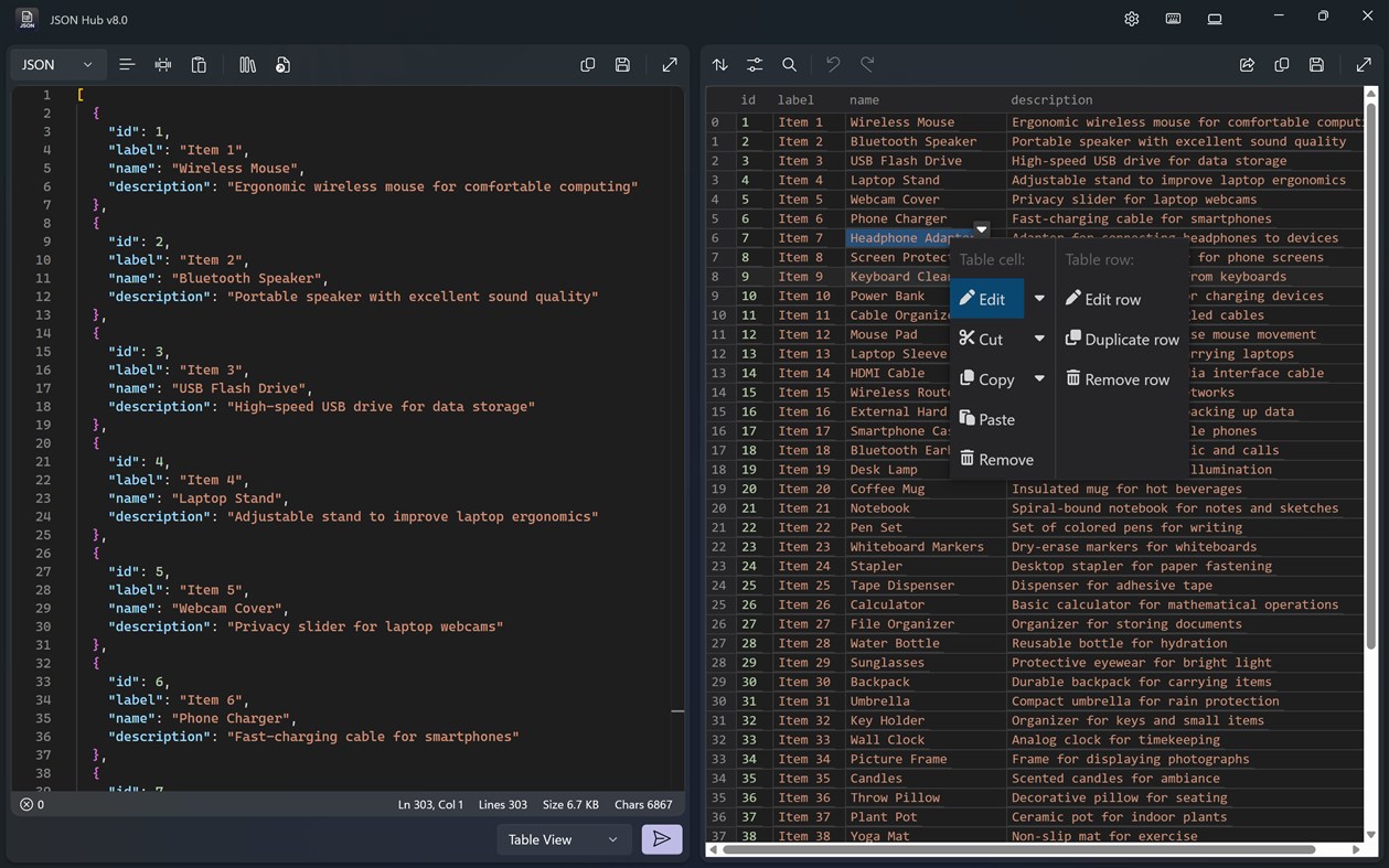 #3. JSON Hub (Windows) Tekijänä: Aadhil RF