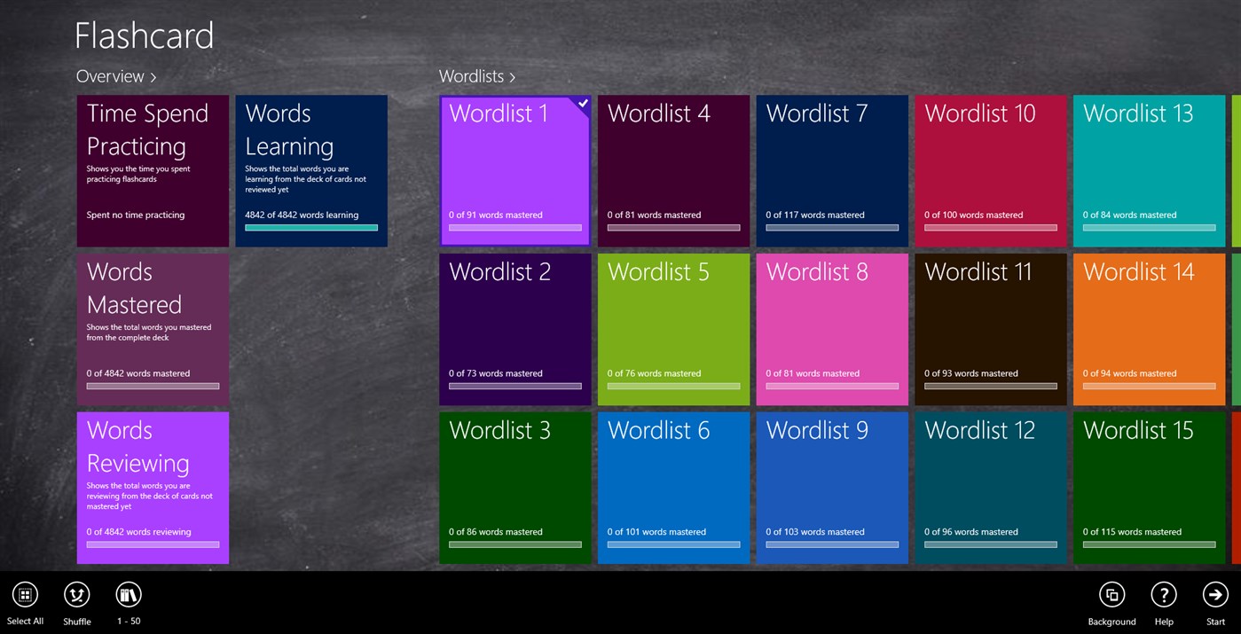 #1. GRE Flashcard (Windows) 게시자: nanosoft-india.com