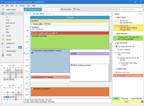 EssentialPIM Pro Screenshots 2