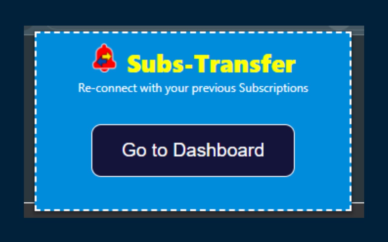 Subs-Transfer - Move YouTube Subscriptions