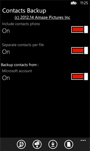 Contacts Backup screenshot 1