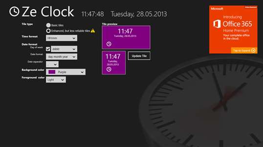 Ze Clock screenshot 1