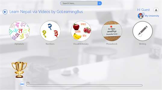 Learn Nepali via videos by GoLearningBus screenshot 3