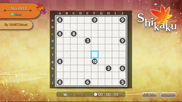 Puzzle by Nikoli W Shikaku — 2