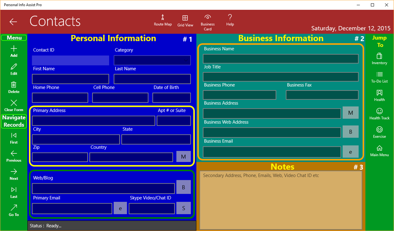 #2. Personal Info Assist Pro (Windows) 由: Anand S