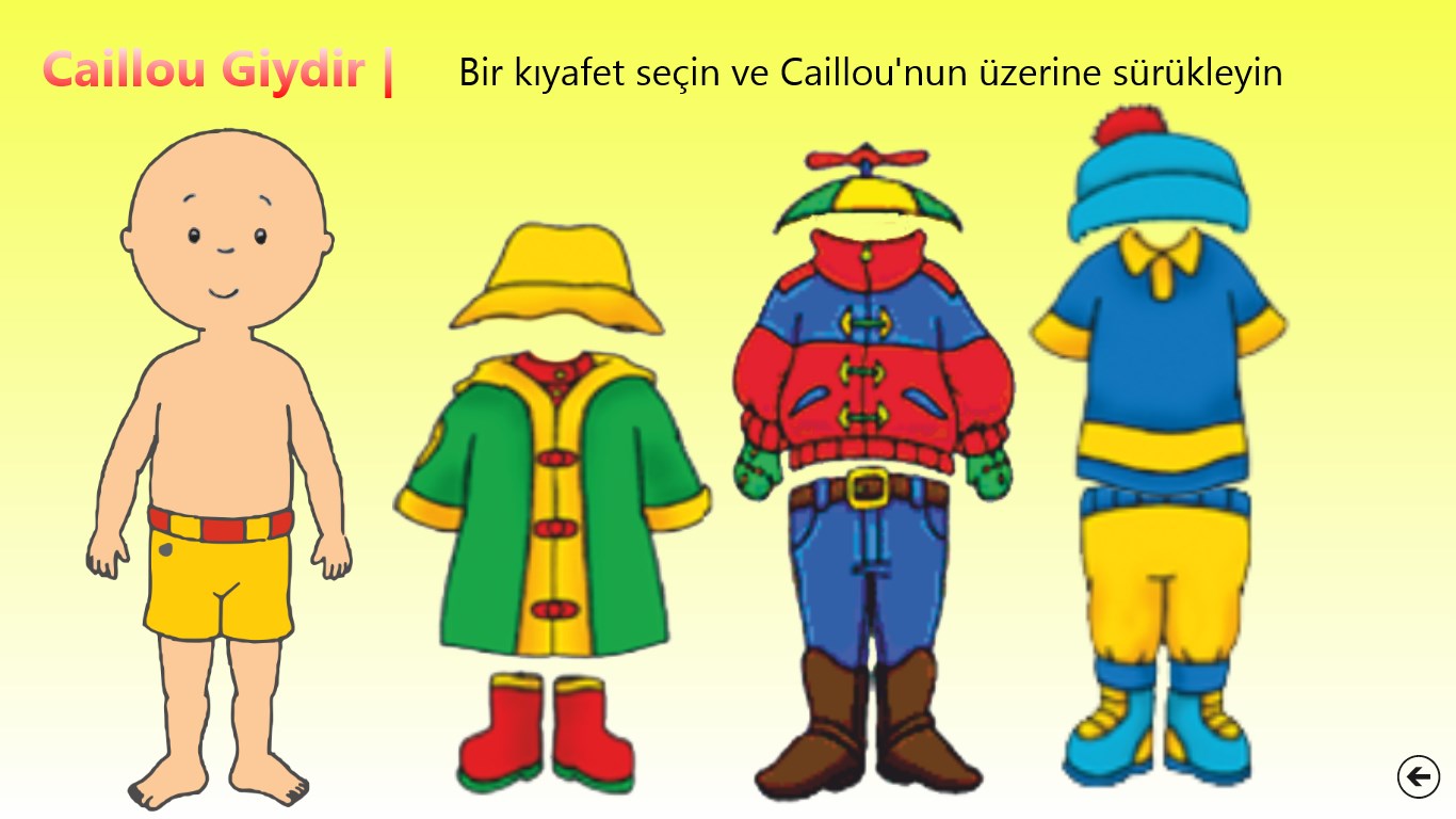 Kayu Boyama Oyunu Oyna: Caillou Boyama Oyunu Oyna.