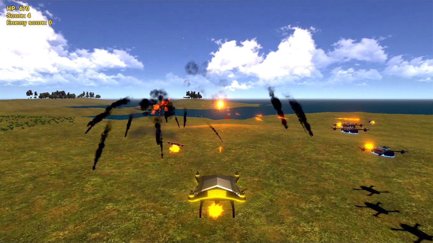 #7. Drone Conflict Simulator Game (Windows) Por: x