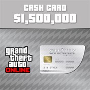 GTA V 5 Great White Shark Cash Card - Xbox One Digital Code