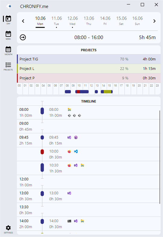 #2. CHRONIFY.me (Windows) بواسطة: buma software