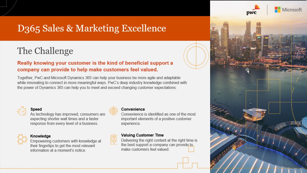Snapshot 1 of D365 Sales & Marketing Excellence: 12-Wk Implementation