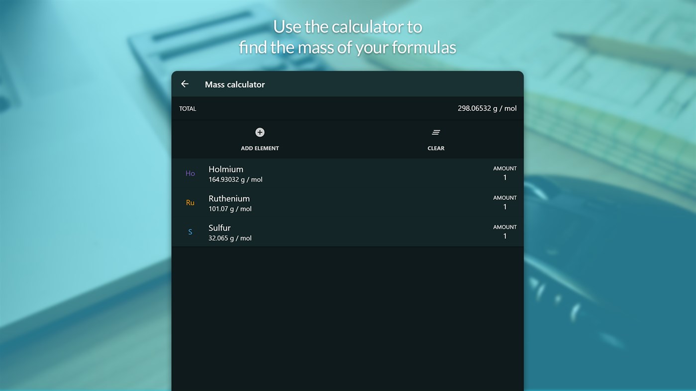 #4. Atom - Periodic Table & Tests (Windows) De: Horus Lugo