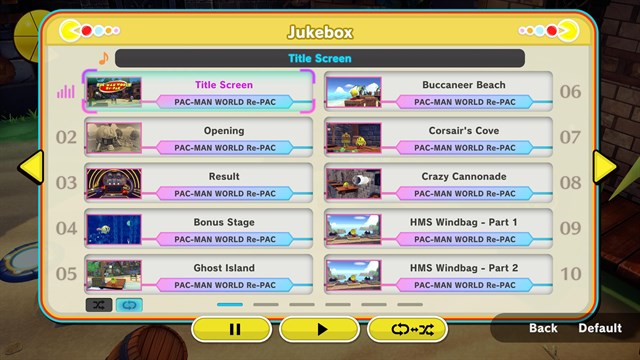 PAC-MAN WORLD Re-PAC - Jukebox screenshot 3