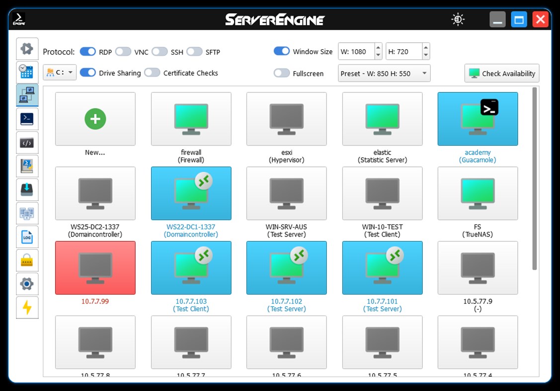 #2. ServerEngine (Windows) โดย: CForce-IT, Claudio Orlando