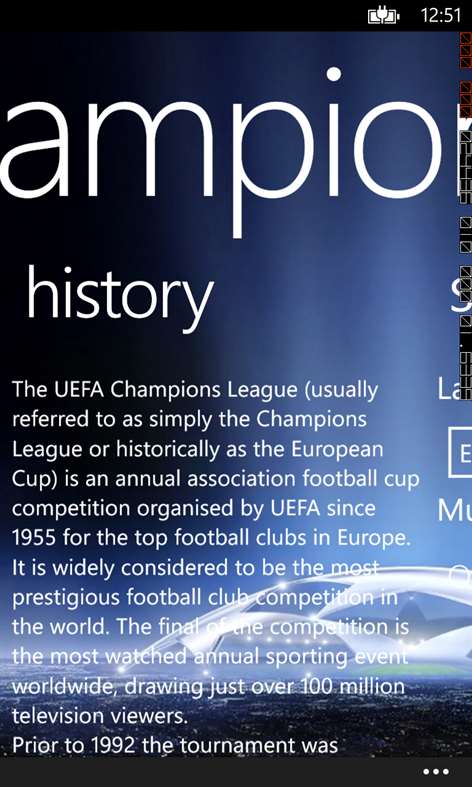 My Champions League Screenshots 1