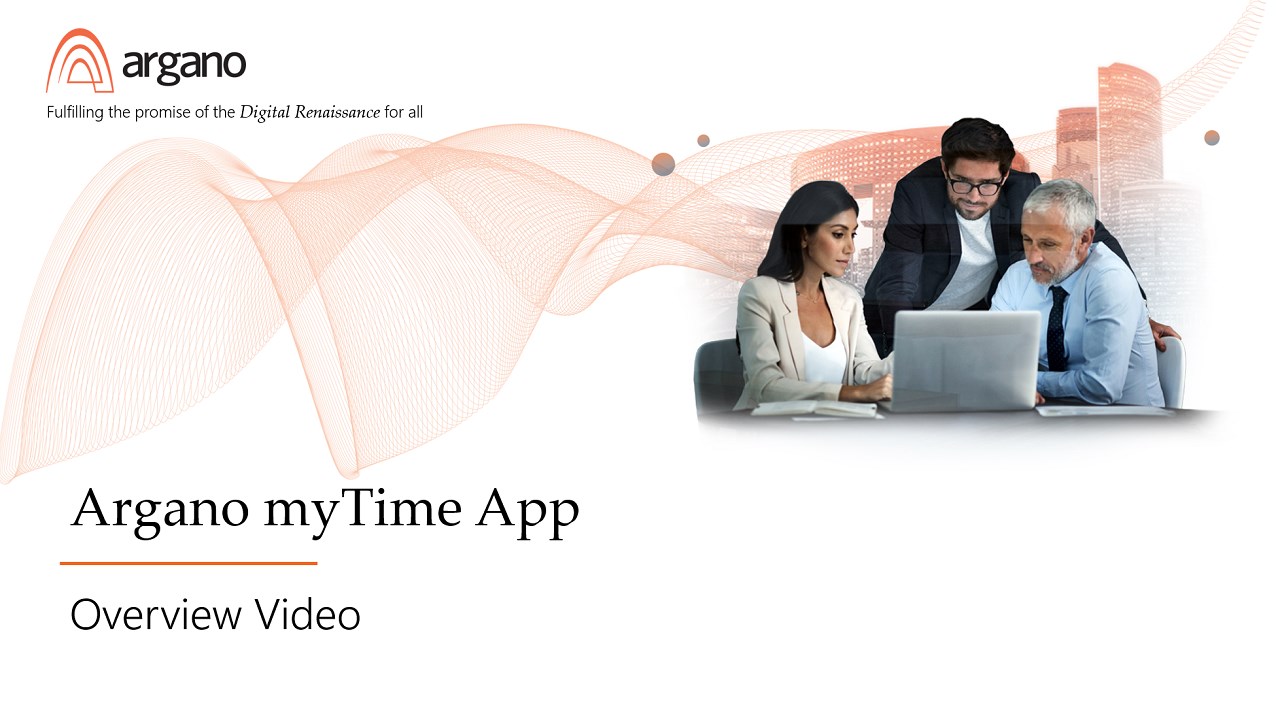 Snapshot 1 of myTime App