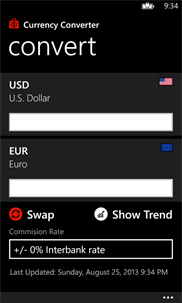 Currency Rates screenshot 1